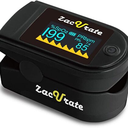 Zacurate 500C Elite Fingertip Pulse Oximeter (Black)